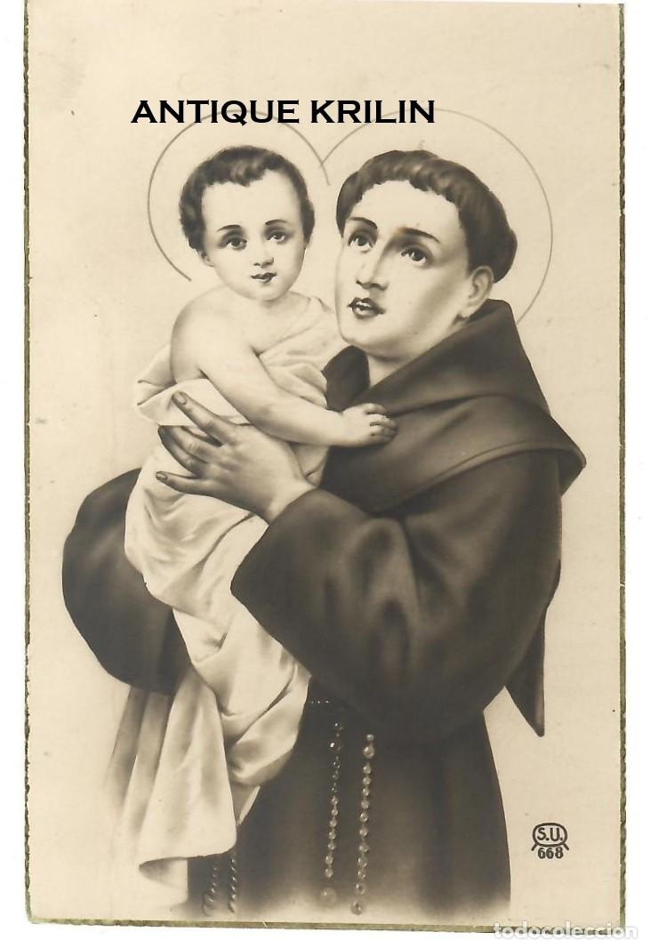 Postales: SAN ANTONIO DE PADUA / EDICION S.U. N&ordm; 668 / SIN FRANQUEAR PERO ESCRITA AL DORSO