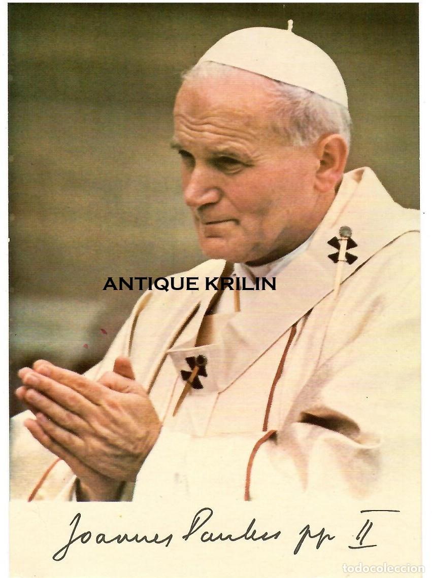 Postales: POSTAL ITALIANA / JOANNES PAULUS II / JUAN PABLO II / ESCRITA AL DORSO