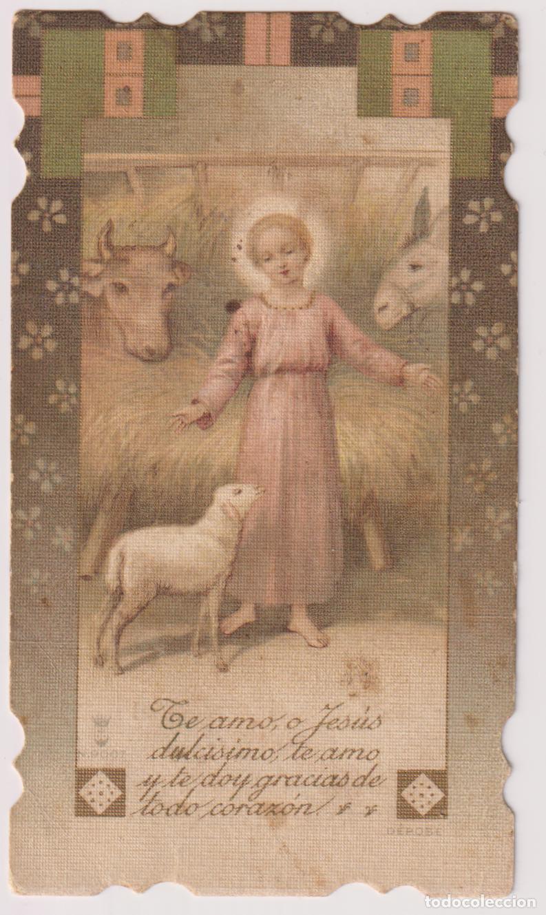 Postcards: ESTAMPA TROQUELADA RECUERDO PRIMERA COMUNI&Oacute;N - SANTA MADRONA 1915 - BARCELONA