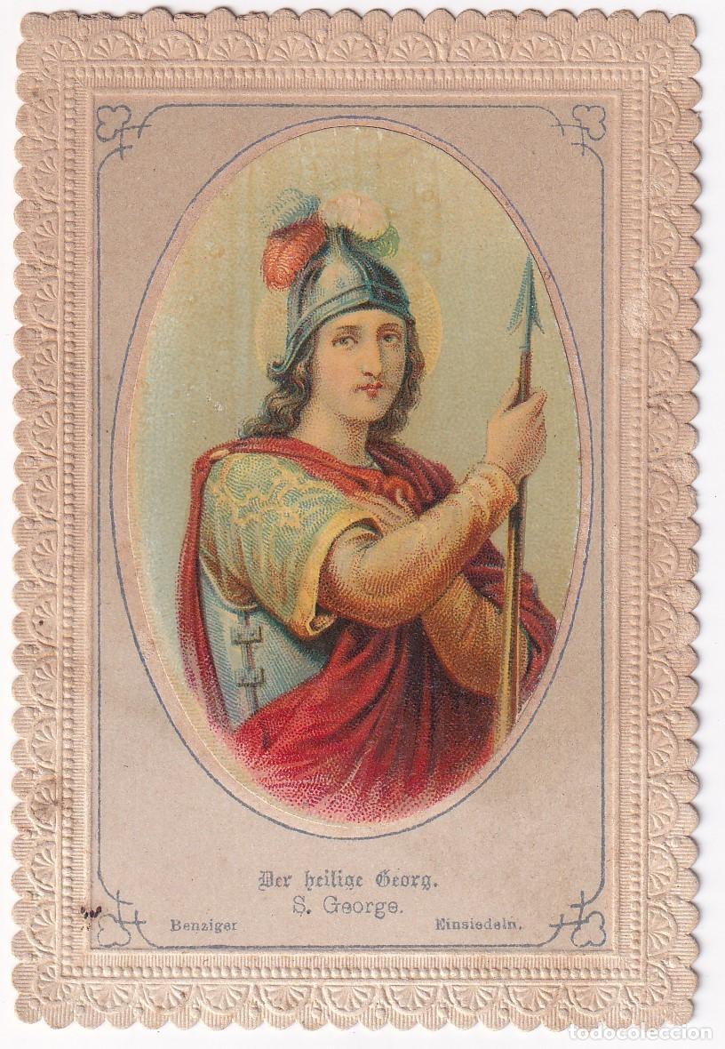 Postales: ESTAMPILLA RELIGIOSA DE PUNTILLA DE S. GEORGE