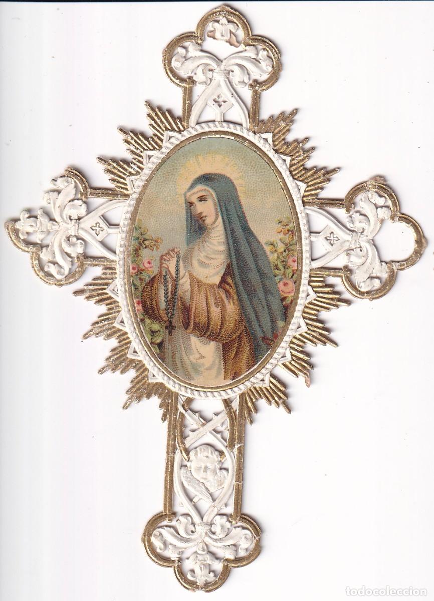 Postales: ESTAMPILLA RELIGIOSA DE PUNTILLA DE UNA MONJA