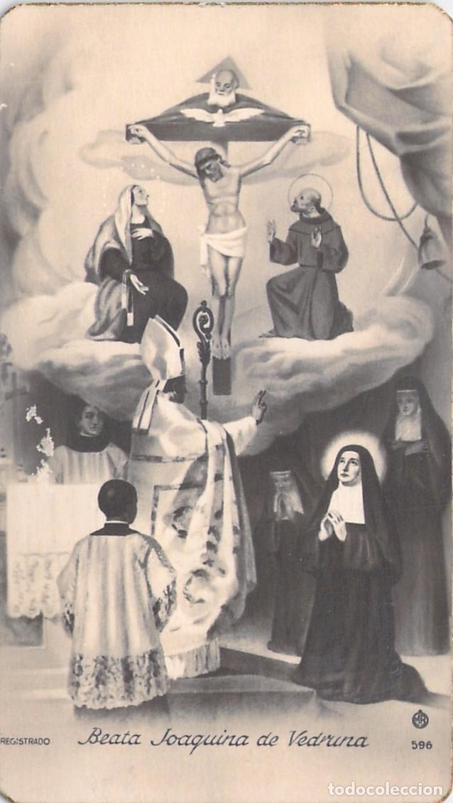 Postales: Estampa de Profesi&oacute;n Perpetua Carmelita Beata Joaquina de Vedruna
