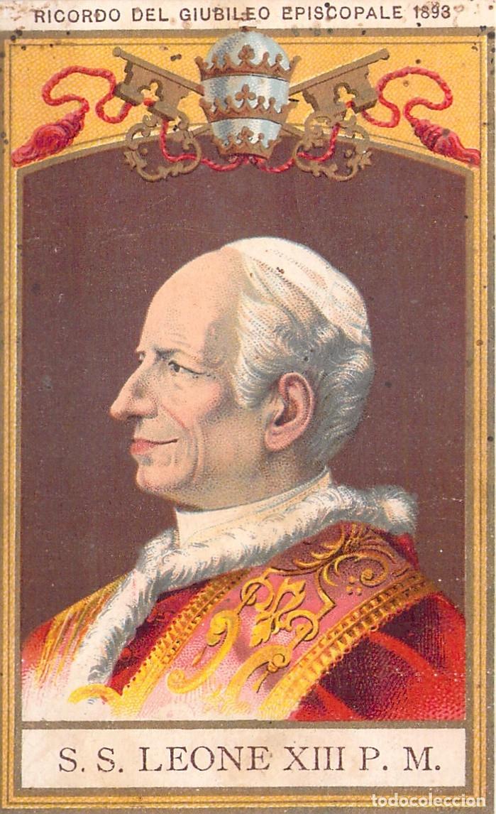 Postales: Estampa de Colecci&oacute;n de S.S. Le&oacute;n XIII Jubileo Episcopal
