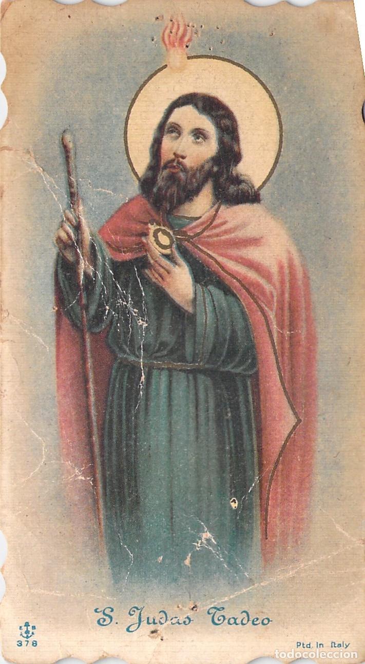 Postales: Estampa Estampa Religiosa de San Judas Tadeo con Oraci&oacute;n