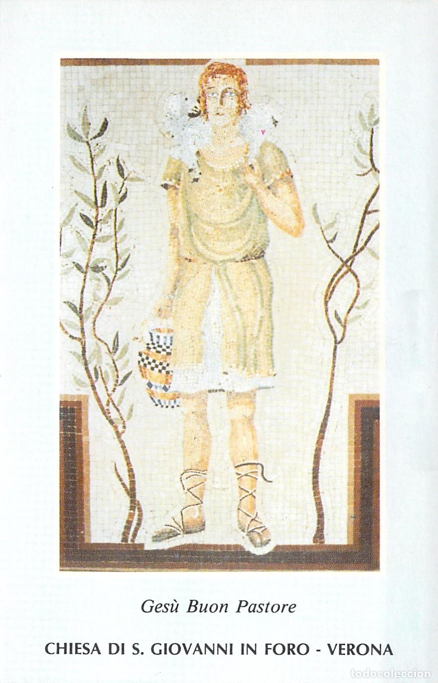 Cartoline: Estampa de Jes&uacute;s Buen Pastor Iglesia San Giovanni in Foro Verona