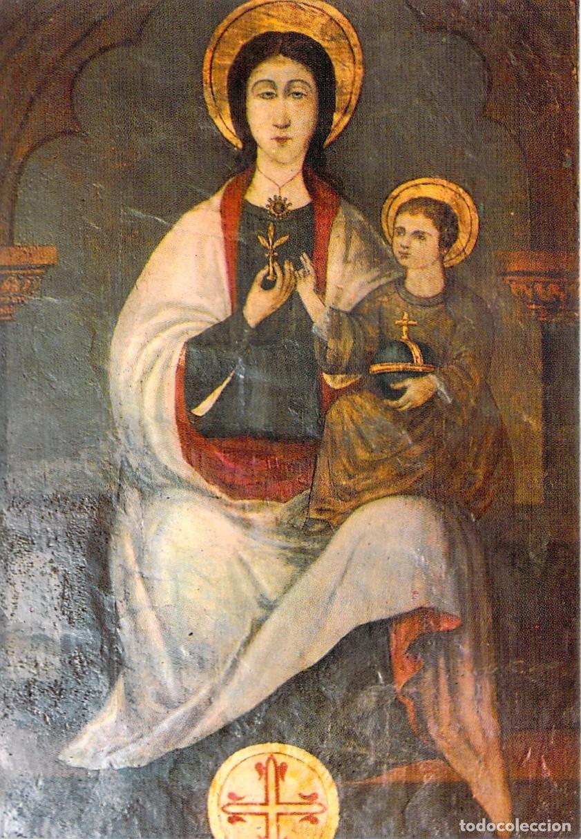Postkarten: Estampa de Nuestra Se&ntilde;ora de la Flor de Lis con Oraci&oacute;n