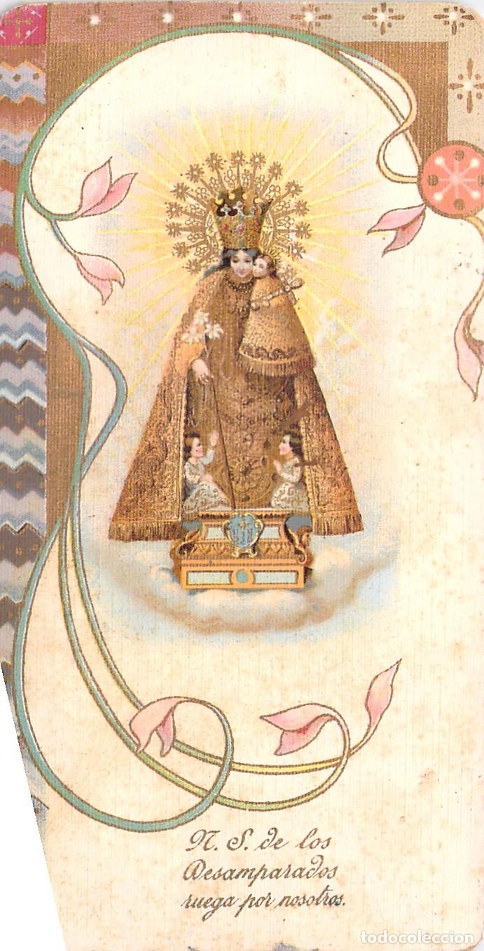 Postales: Estampa de la Virgen de los Desamparados de Valencia