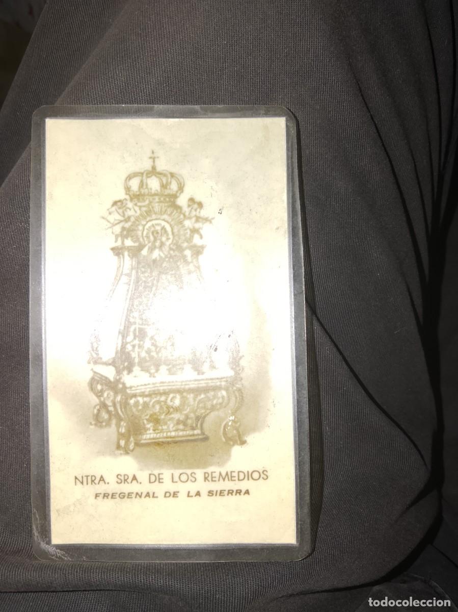 Postales: Antiguo recordatorio, Nuestra Se&ntilde;ora de los Remedios, Patrona de Fregenal de la Sierra (Badajoz)