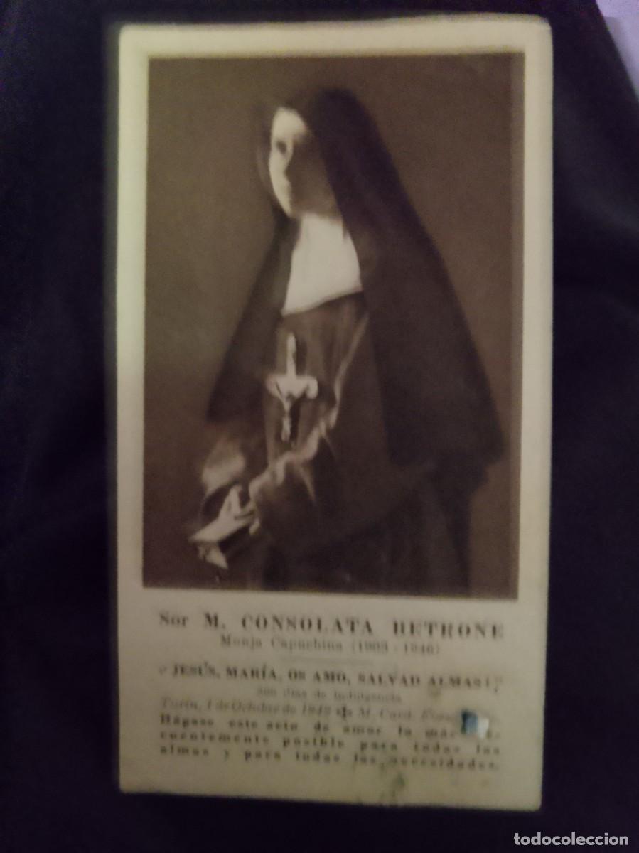 Postales: Estampa religiosa antigua de maria consolata betrone monja capuchina / 1949