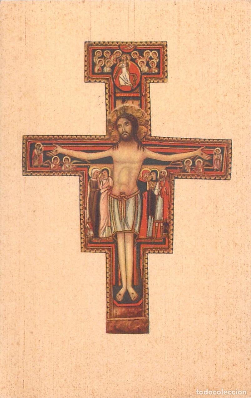 Postales: Estampa del Crucifijo de San Dami&aacute;n de As&iacute;s, Italia