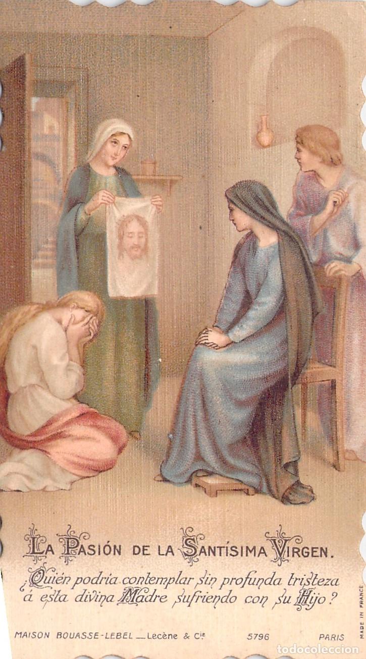 Postales: Estampa Religiosa La Pasi&oacute;n de la Sant&iacute;sima Virgen Bouasse-Lebel
