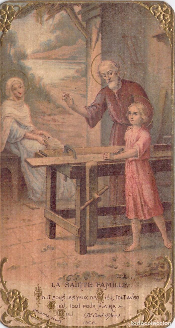Postales: Tarjeta Estampa de la Sagrada Familia de Bouasse Jeune