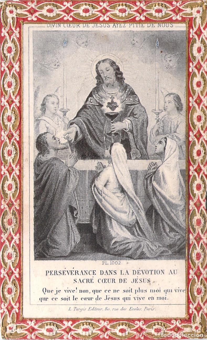 Postales: Estampa Religiosa del Sagrado Coraz&oacute;n de Jes&uacute;s Edici&oacute;n L. Turgis