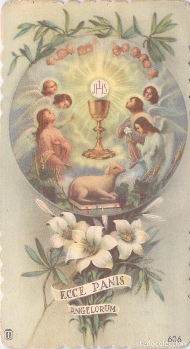 Postales: Estampa Estampa Religiosa Adoraci&oacute;n Sant&iacute;simo Sacramento Barcelona