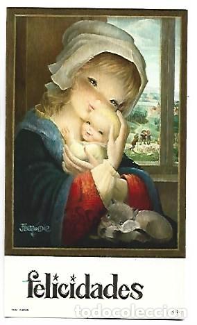 Postales: ESTAMPA DE FELICITACION