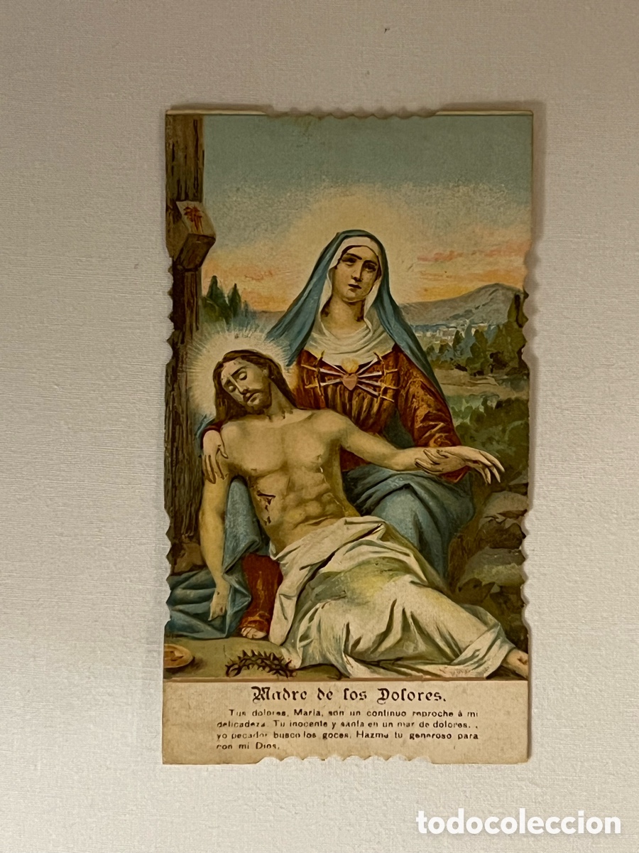 Postales: BARCELONA. Estampa Madre de los Dolores. Capella dell'opera relig&iacute;osa dalla colonia italiana