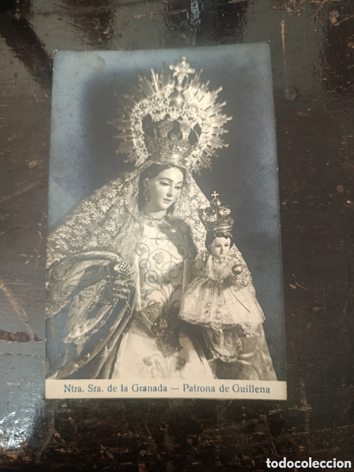 Postales: Fotograf&iacute;a postal nuestra se&ntilde;ora de la Granada patrona de Guillena foto fernand Sevilla