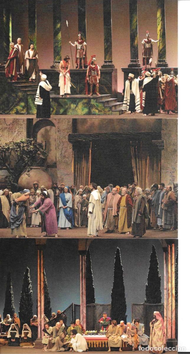 Postales: La Pasi&oacute;n de Olesa de Montserrat. Lote de 5 postales fotogr&aacute;ficas. Fotos de Pere Grimau
