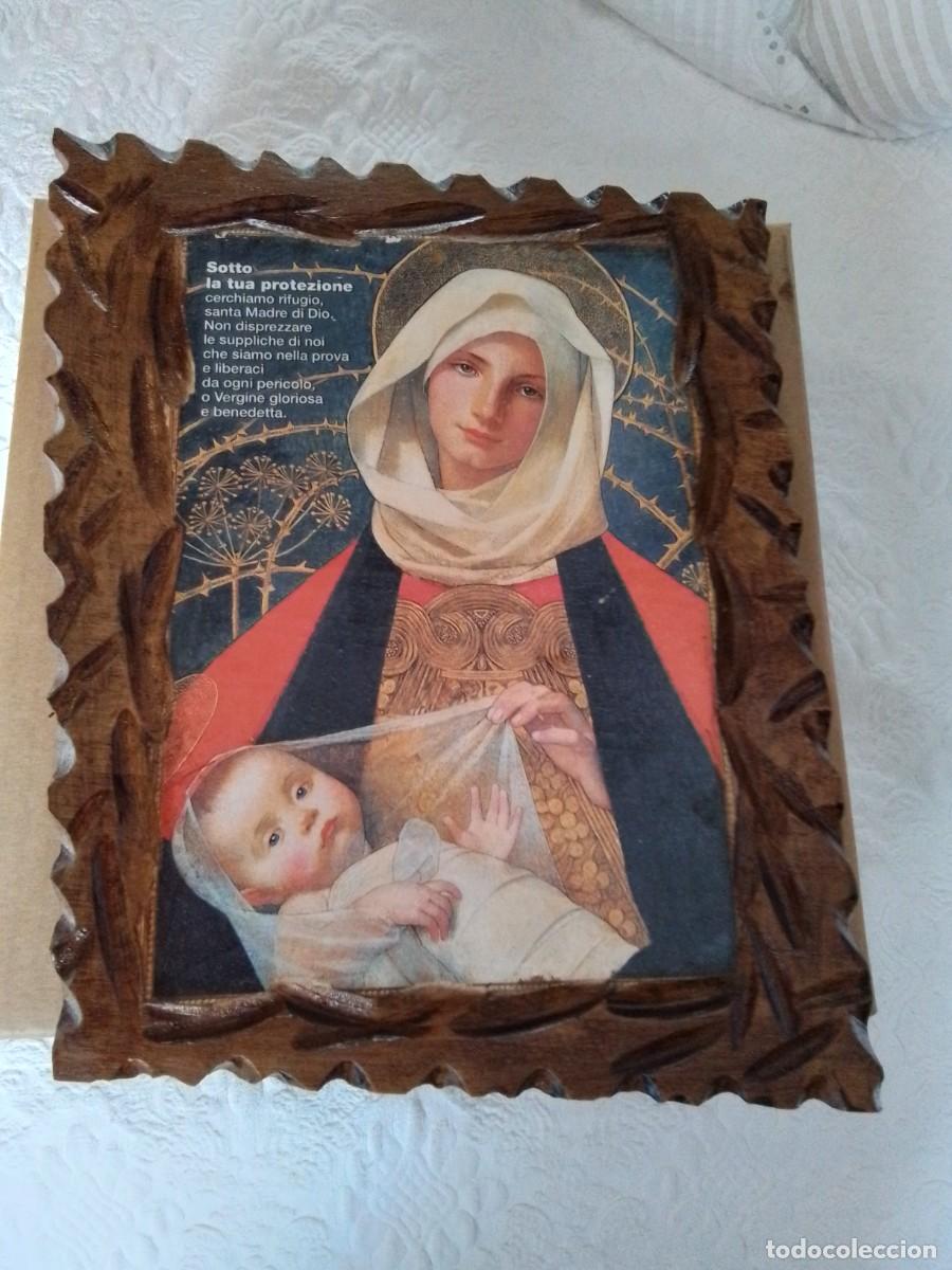 Postales: Cuadro italiano. Artesania. Oraci&oacute;n en Italialiano (pongo traduccion)
