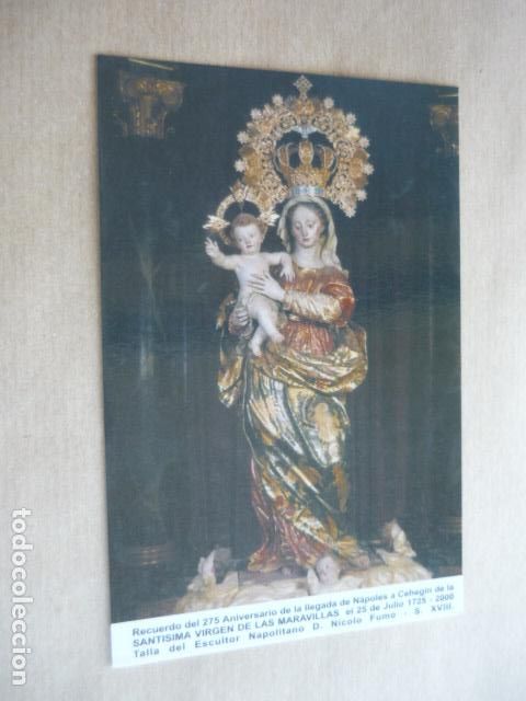 Postales: CEHEGIN MURCIA NUESTRA SE&Ntilde;ORA DE LAS MARAVILLAS POSTAL
