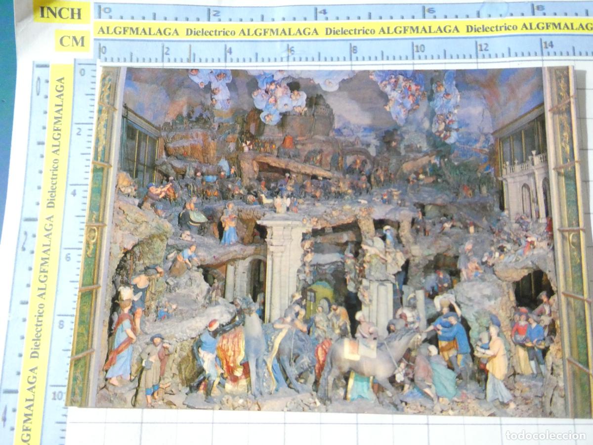 Postales: POSTAL RELIGIOSA SEMANA SANTA. PORTUGAL LISBOA BAS&Iacute;LICA DA ESTRELA. BEL&Eacute;N NACIMIENTO 1658