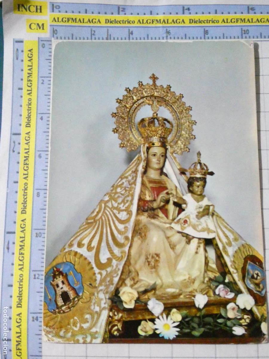 Postales: POSTAL RELIGIOSA SEMANA SANTA. A&Ntilde;O 1965. LORCA MURCIA NUESTRA SE&Ntilde;ORA DE LA REAL DE LAS HUERTAS 1659