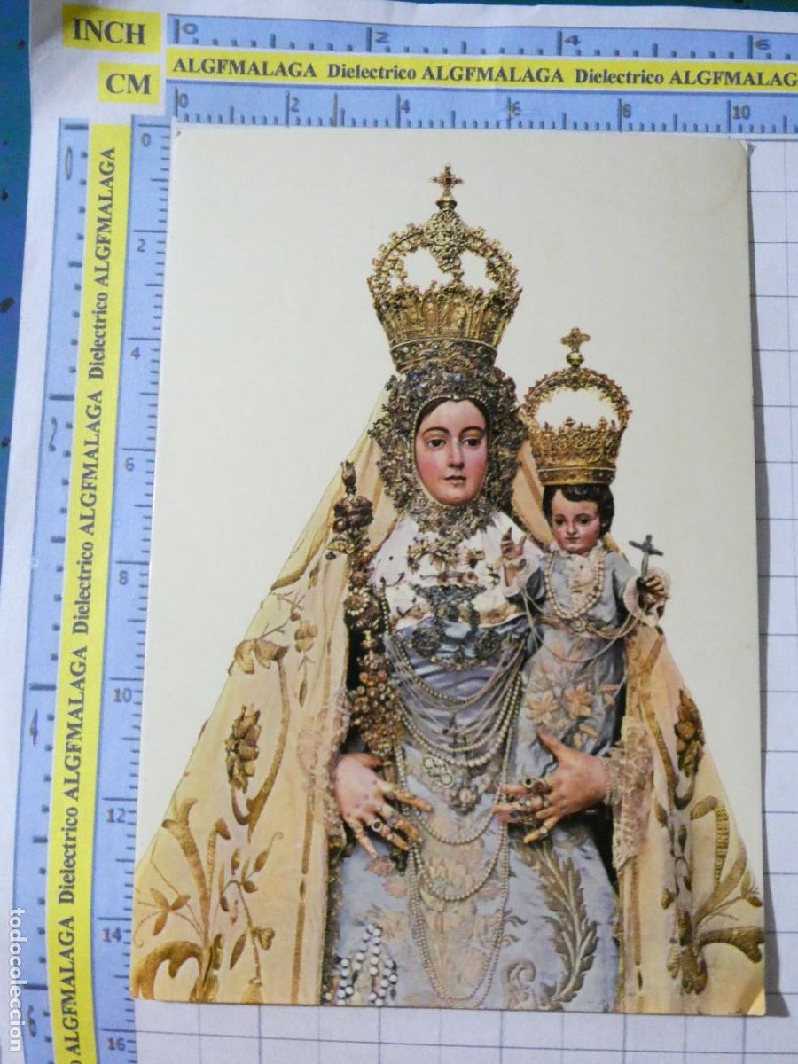Postales: POSTAL RELIGIOSA SEMANA SANTA. A&Ntilde;O 1969. NUESTRA SE&Ntilde;ORA ARACELI LUCENA PATRONA CAMPO ANDALUZ 1664
