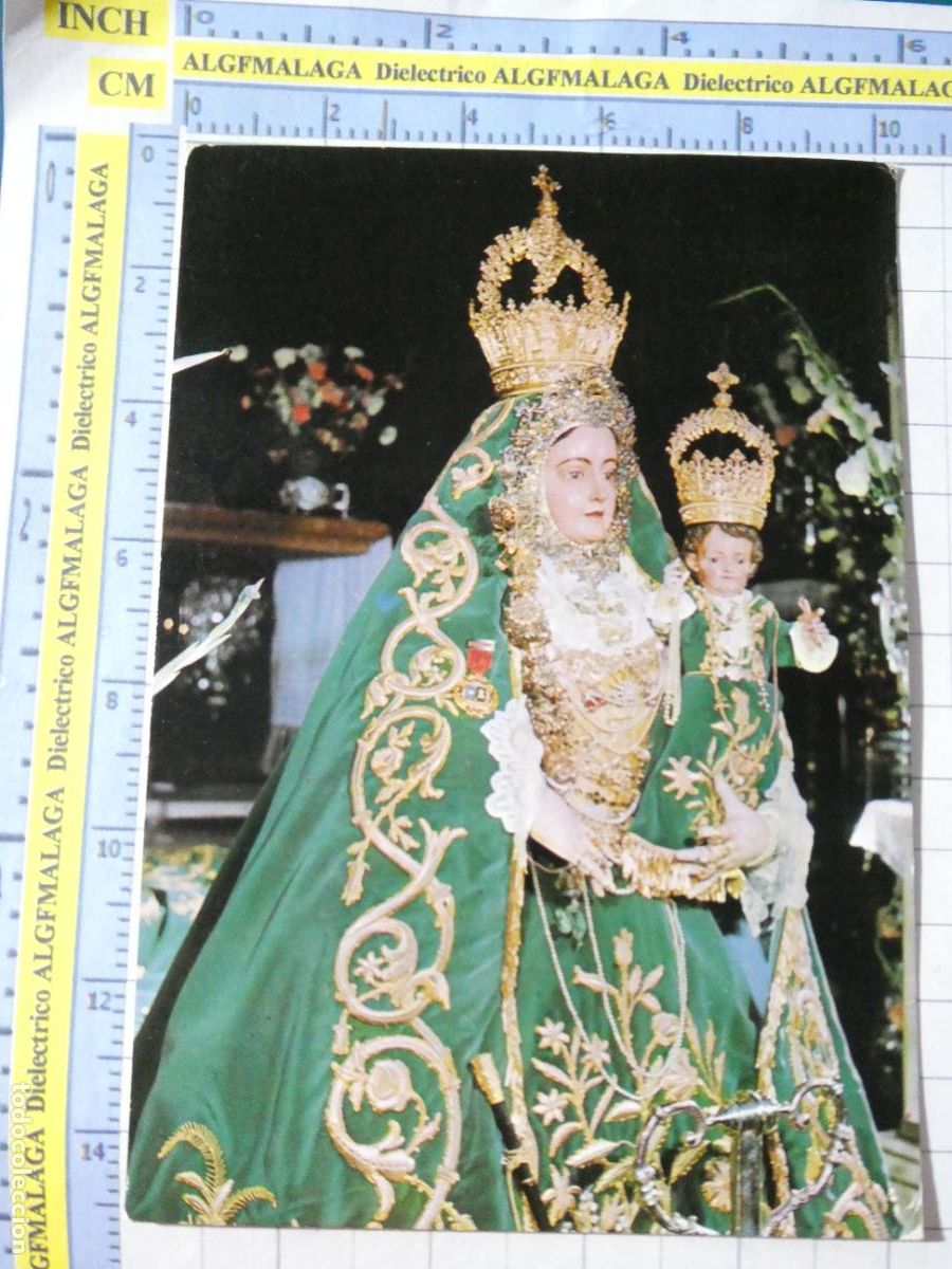 Postales: POSTAL RELIGIOSA SEMANA SANTA. A&Ntilde;O 1979. NUESTRA SE&Ntilde;ORA ARACELI LUCENA PATRONA CAMPO ANDALUZ 1665