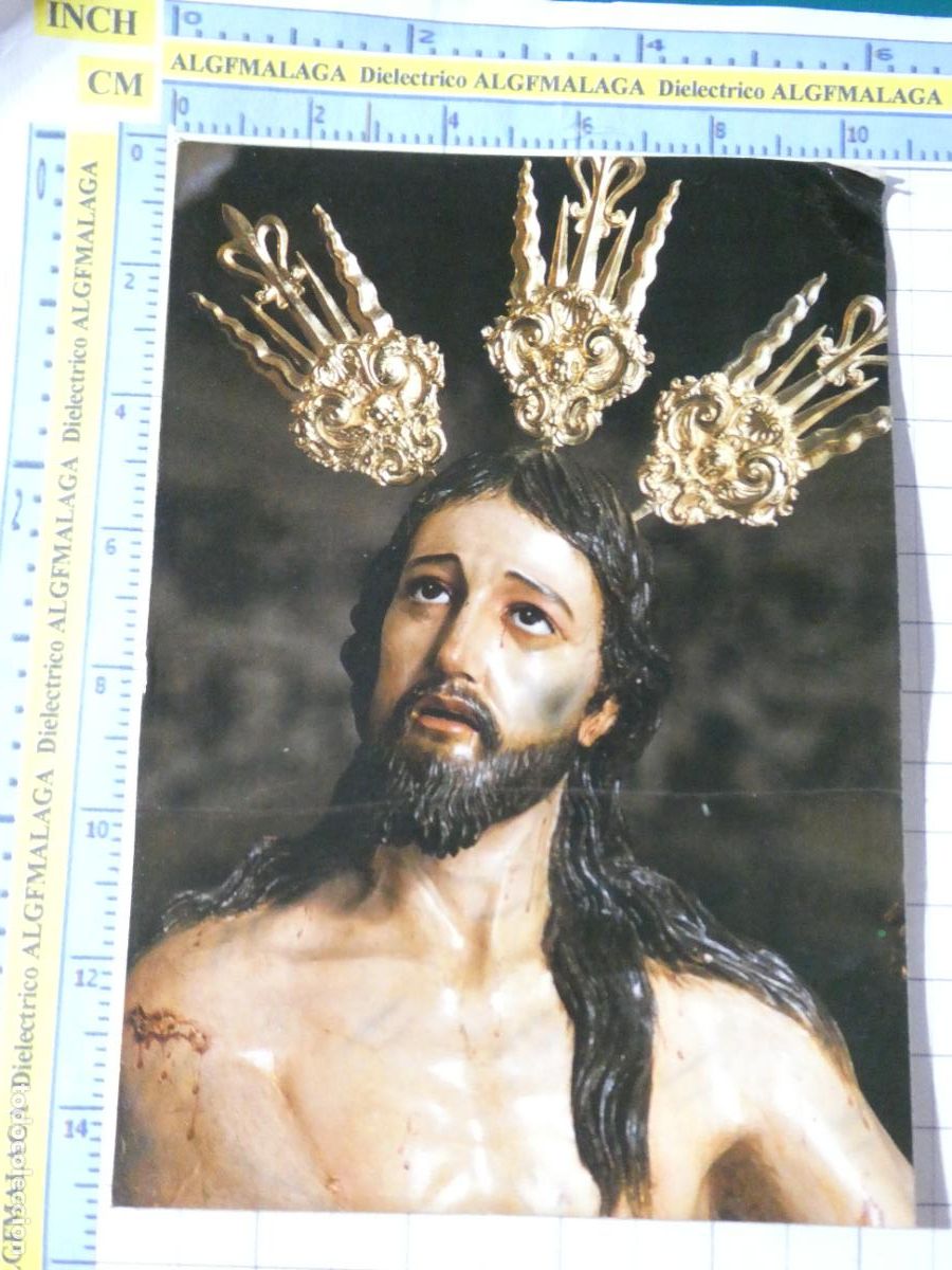 Postales: POSTAL RELIGIOSA SEMANA SANTA. ANTEQUERA M&Aacute;LAGA SANT&Iacute;SIMO CRISTO DEL CONSUELO. 1671