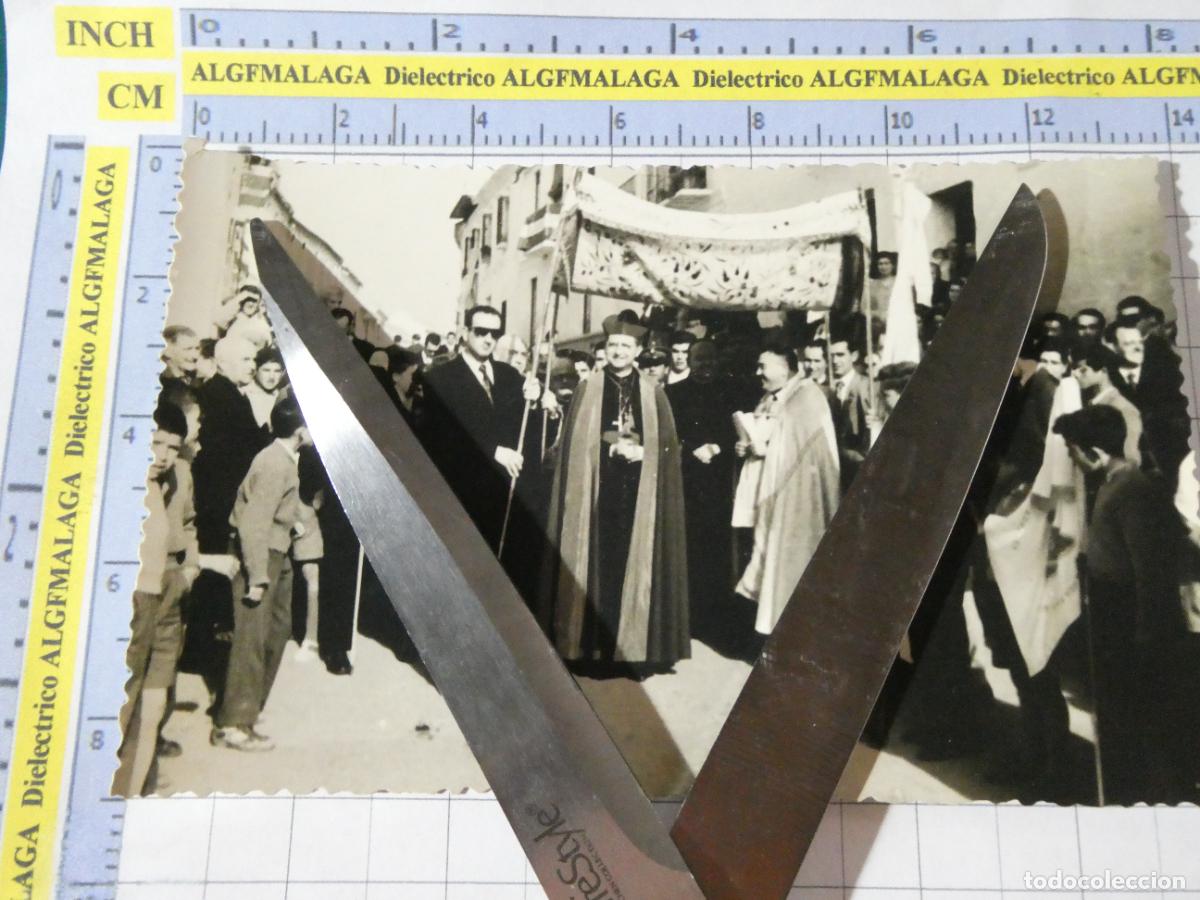 Postales: FOTO FOTOGRAF&Iacute;A RELIGIOSA. Emilio Benavent Escu&iacute;n. OBISPO M&Aacute;LAGA. VISITA PASTORAL A C&Aacute;RTAMA 227