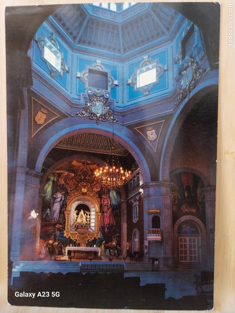 Postales: VIRGEN DE LA CANDELARIA INTERIOR BASILICA ED CAMACHO Y DUARTE 29 SC ORIGINAL