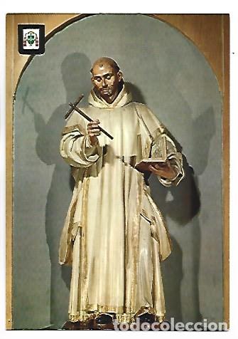 Postales: &rdquo; SAN BRUNO &rdquo;.- MUSEO NACIONAL DE ESCULTURA.- VALLADOLID