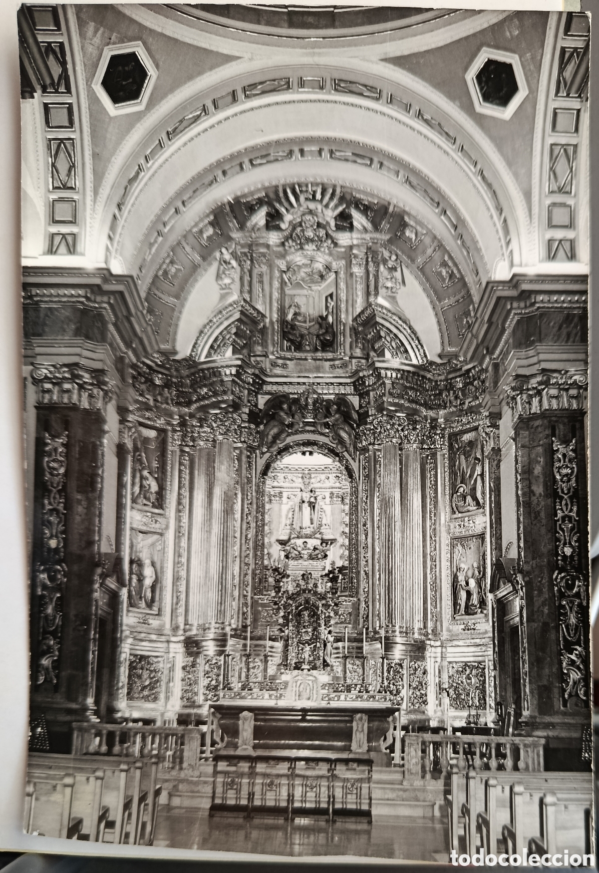 Postales: Antigua postal fotograf&iacute;a religiosa altar santuario de Ntra. Sra. de la Fuensanta Murcia