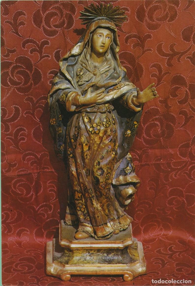 Postales: Virgen Dolorosa. Siglo XVIII. Museo Catedralicio y Diocesano. Mondo&ntilde;edo. Lugo. Sin circular. ED. CED