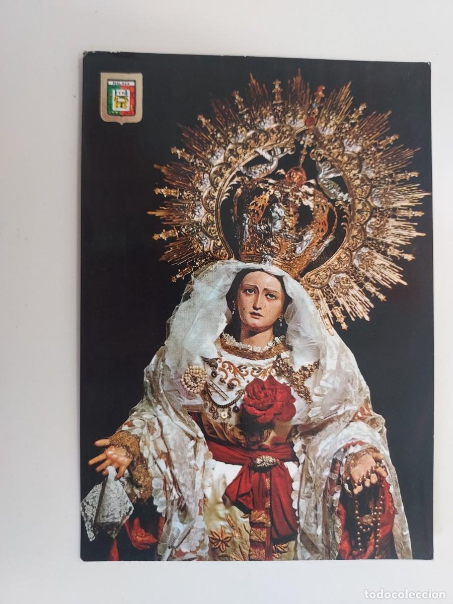 Postales: POSTAL ESTAMPA MALAGA M&ordf; STMA DE LA AMARGURA (ZAMARRILLA). 1964. ESCRITA. RELIGIOSA 15X10,5