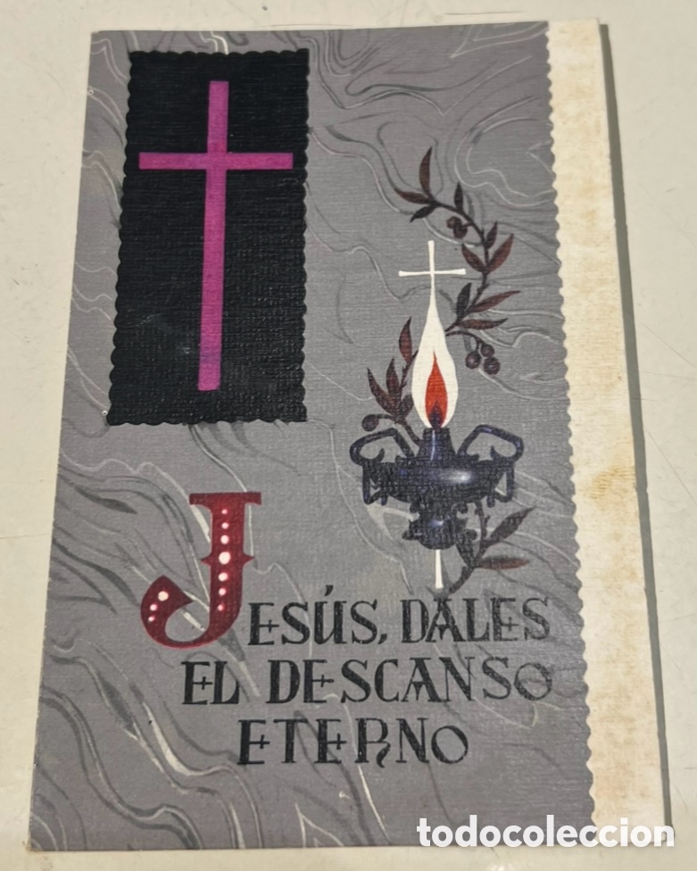 Postales: Estampa Religiosa. Obituario. Palma de Mallorca. 1966.