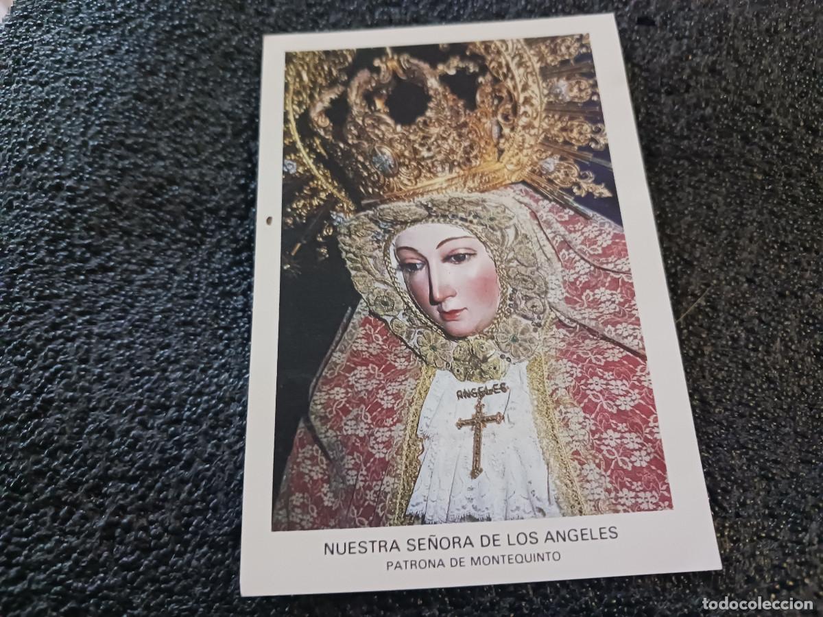 Postales: oracion a nuestra se&ntilde;ora de los angeles, patrona de montequinto