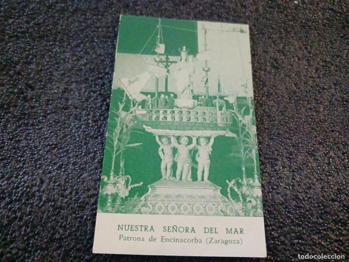 Postales: nuestra se&ntilde;ora del mar, patrona de encinacorba, zaragoza, plegaria