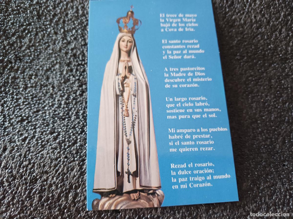 Postales: oracion a la virgen de fatima, p. claretianos palencia