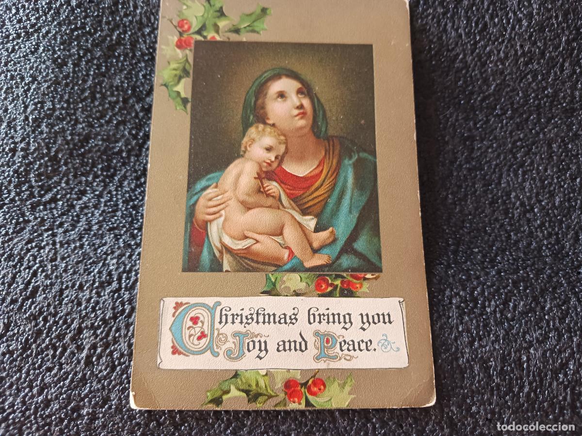 Postales: antiguo christmas, bring you, joy and peace, ernest nister, london