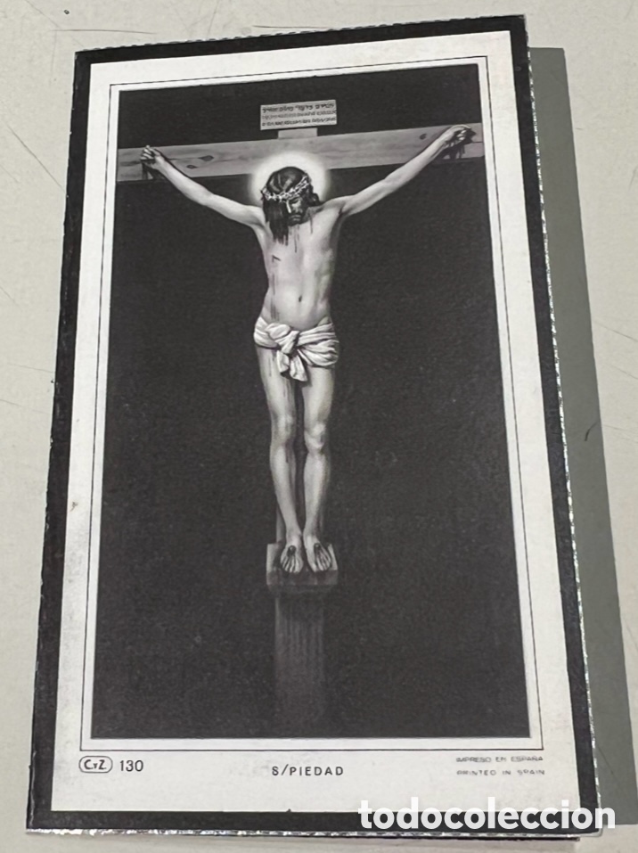 Postales: Estampa Religiosa. Obituario. Murcia. 1969.