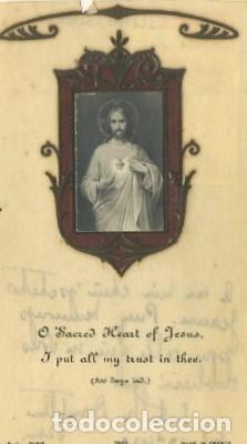 Postales: IMAGEN RELIGIOSA, 13 DE JULIO 1930. ESCRITA EN EL REVERSO. COMU-2741