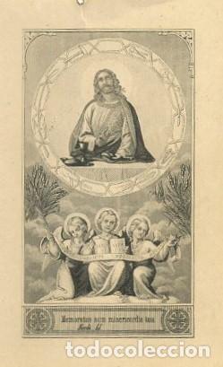 Postales: ESTAMPA RELIGIOSA, MEMORATUS SUM MISERICORDIA. COMU-2747