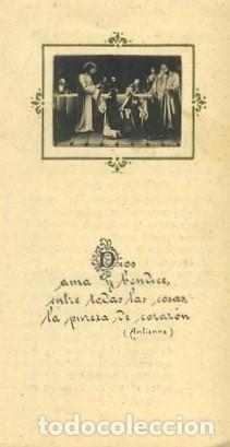 Postales: RECORDATORIA DE PRIMERA MISA, 7 DE MARZO DE 1931 MORON. COMU-2754