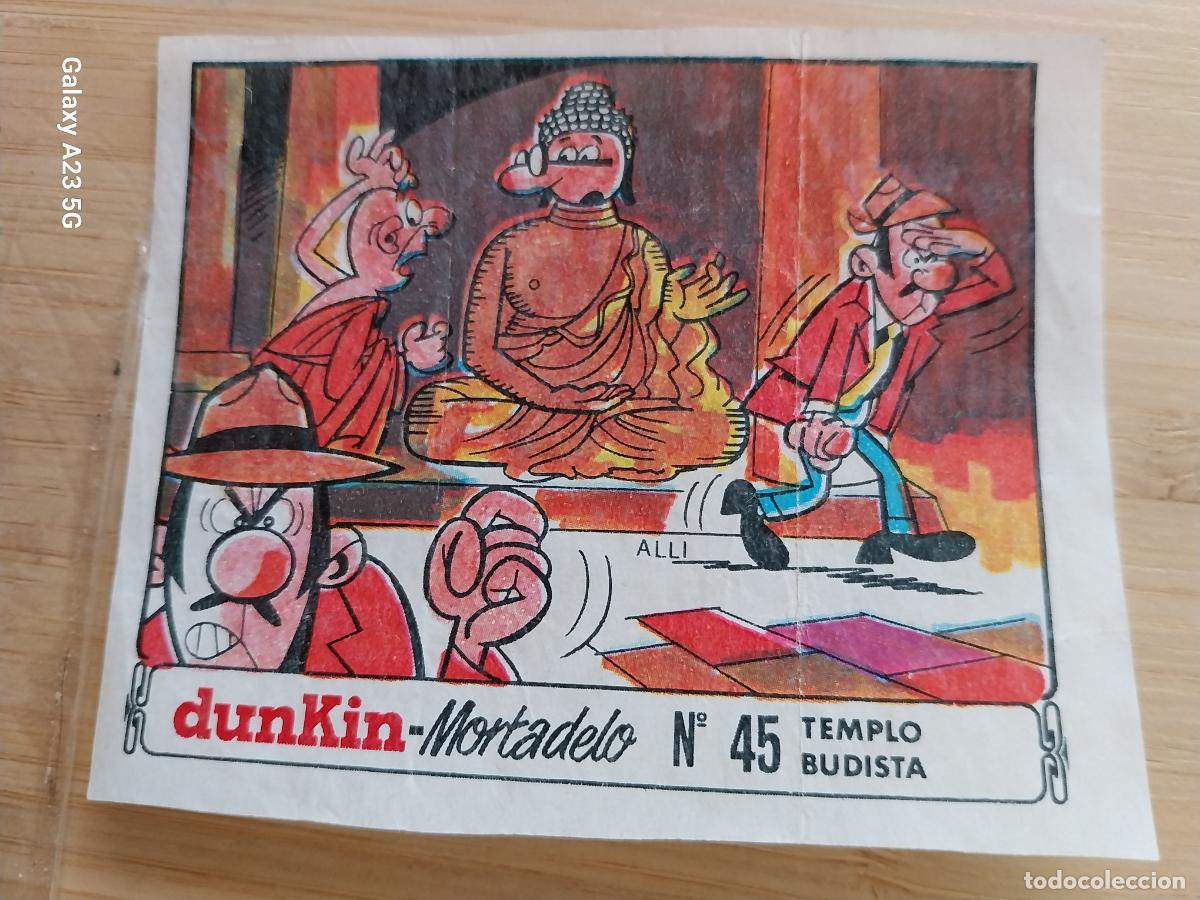 Postales: DUNKIN MORTADELO A&Ntilde;O 1971 EL MEDALLON ROBADO CROMO 45 TEMPLO BUDISTA .. RECUPERADO ORIGINAL A&Ntilde;O
