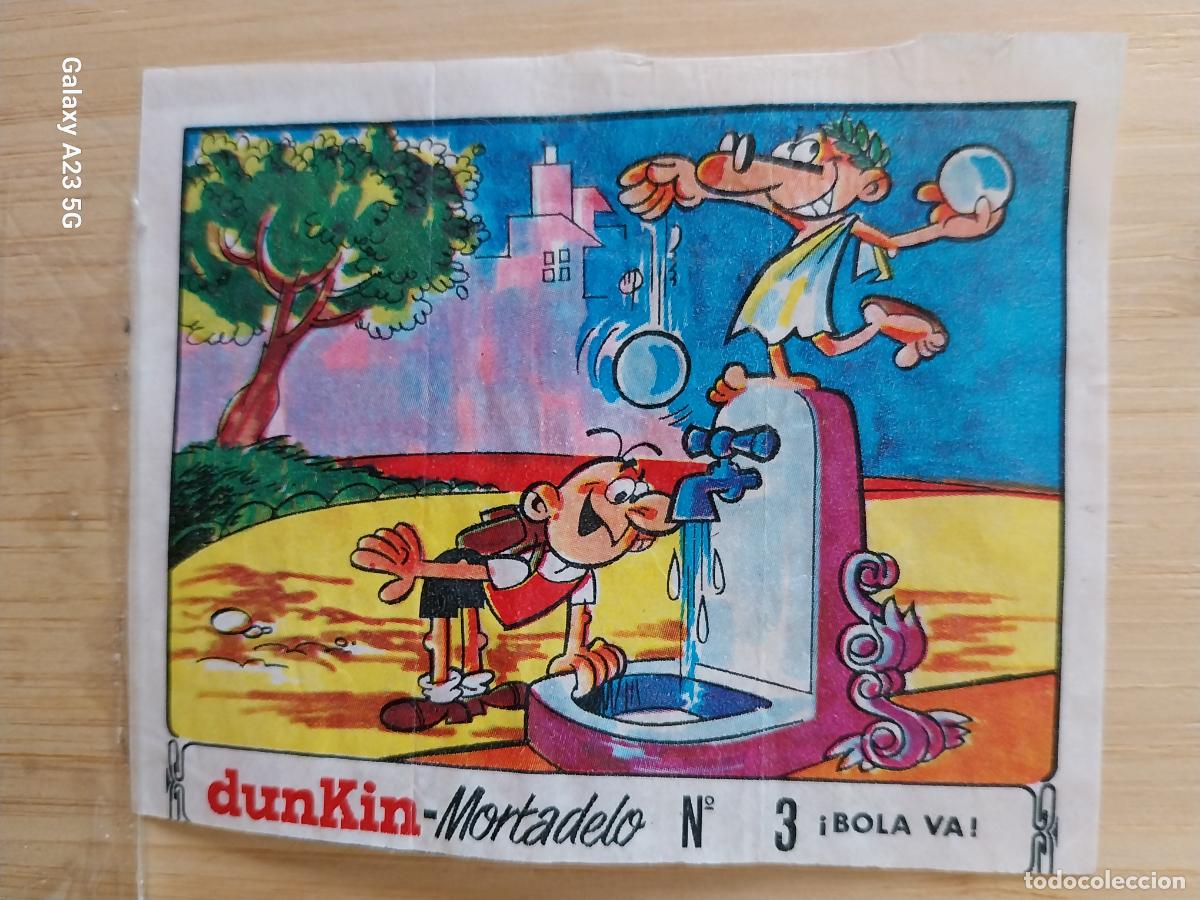 Postales: DUNKIN MORTADELO A&Ntilde;O 1971 EL MEDALLON ROBADO CROMO 3 BOLA VA .. RECUPERADO ORIGINAL A&Ntilde;O