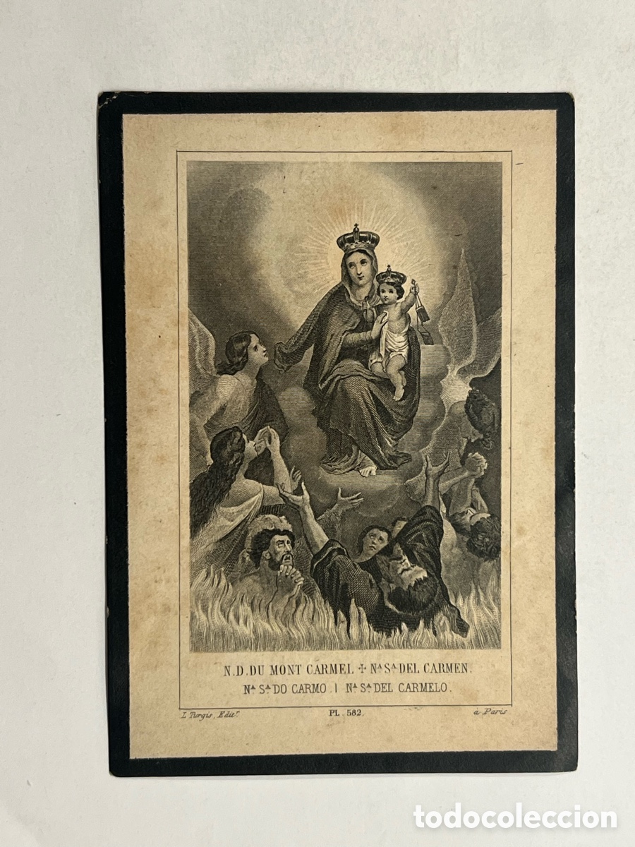 Postales: AYELO DE MALFERIT.. Esquela recordatorio D. VICENTE JUAN Y CALABUIG (a.1894)