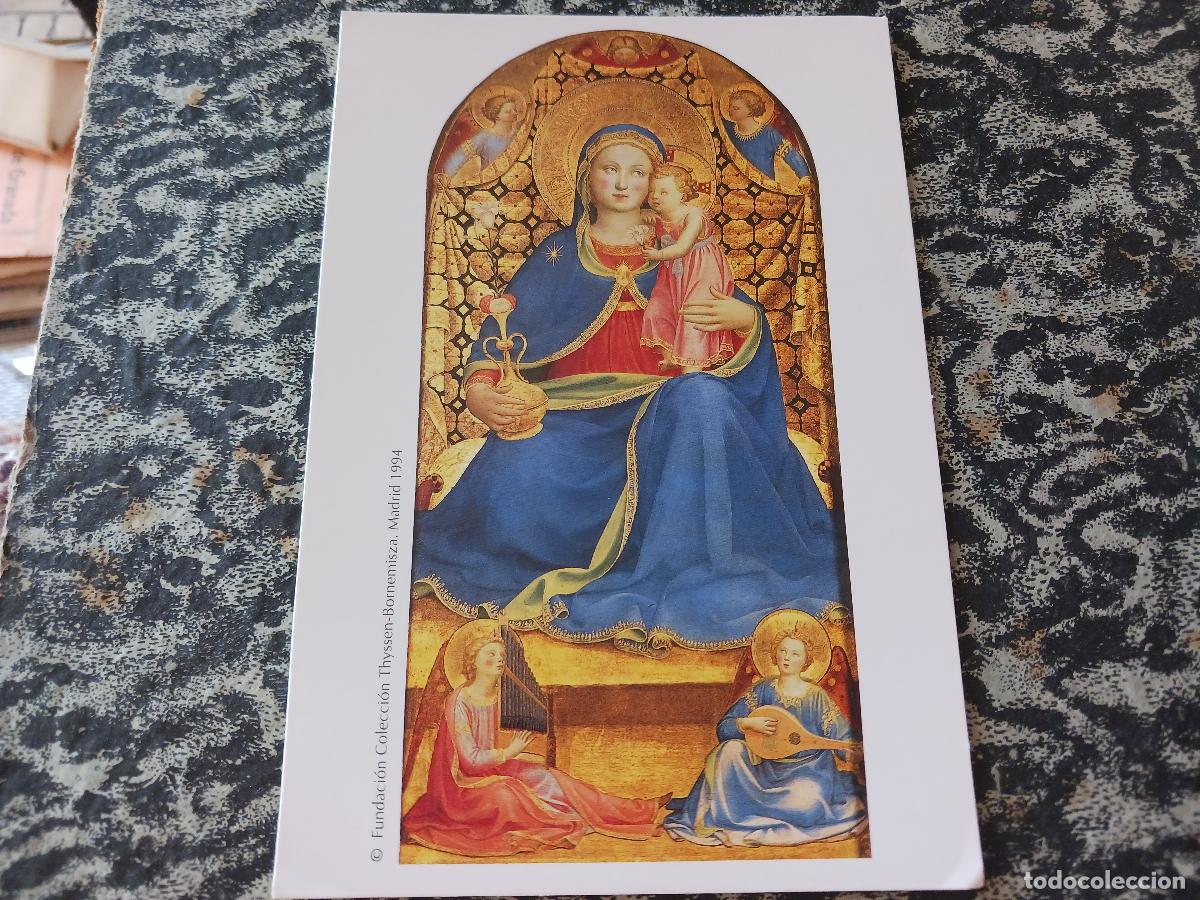 Postales: Fra Angelico - La Verge de la Humilitat - Col&middot;lecci&oacute; Thyssen-Bornemisza (Pedralbes)