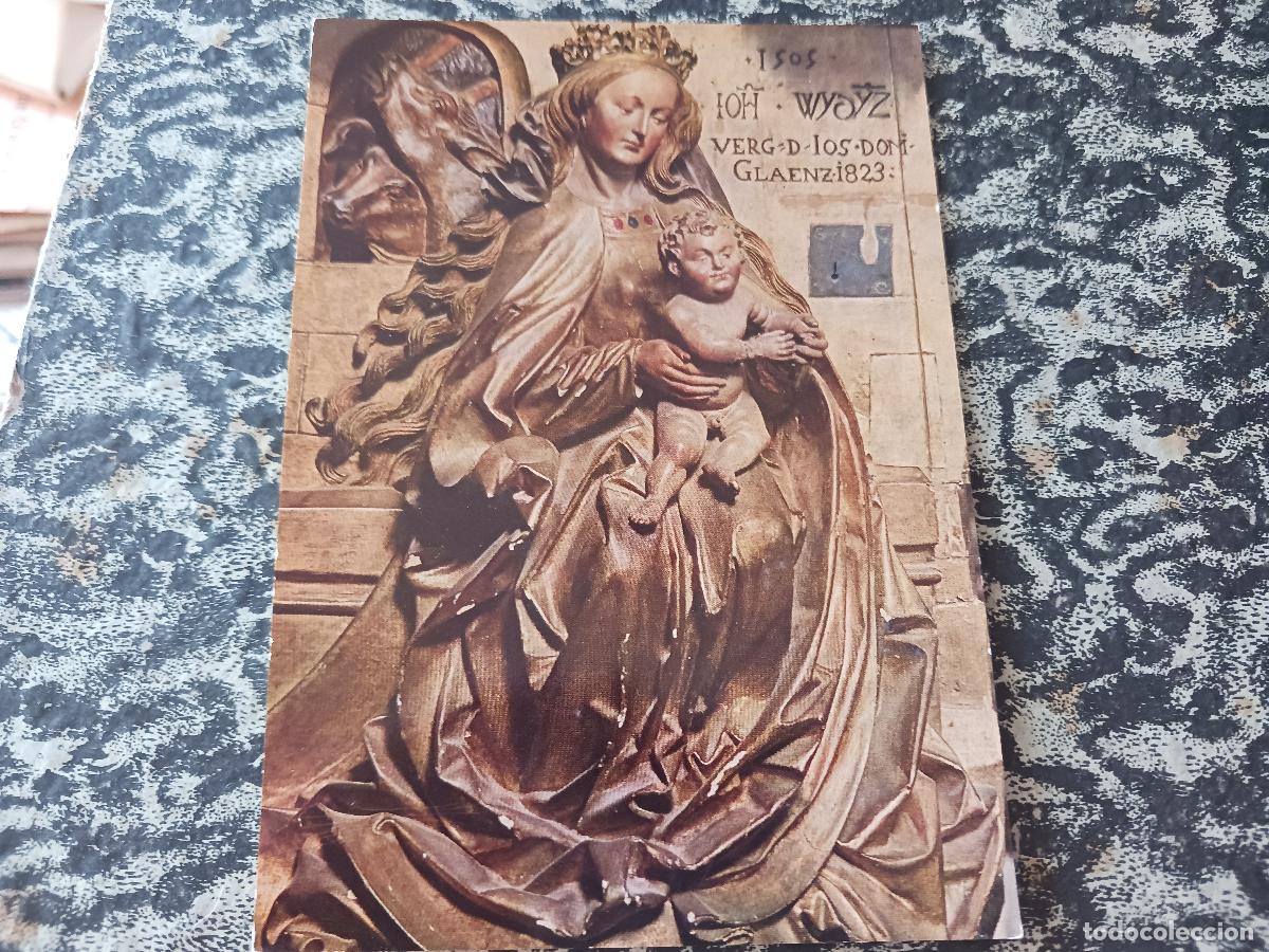 Postales: freiburg, madonna vom dreikonigsaltar, escrita