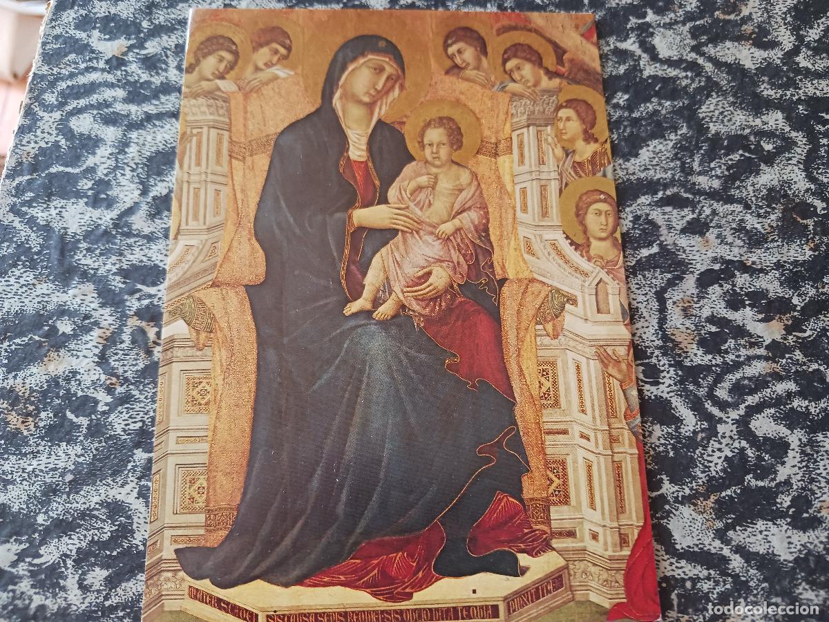 Postales: la maesta, duccio di bonisegna, museo di siena